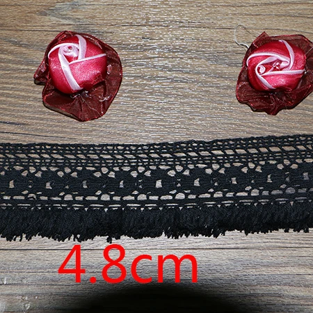 1 YARD Кружево хлопок кружево белая ткань хлопок вышивка кружева аксессуары для одежды ширина 2,3 см A03 - Цвет: 1 YARD