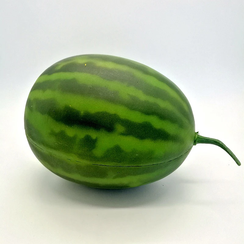 

Green Simulated Artificial Fruit Fake Watermelon Model Market Display Ornaments