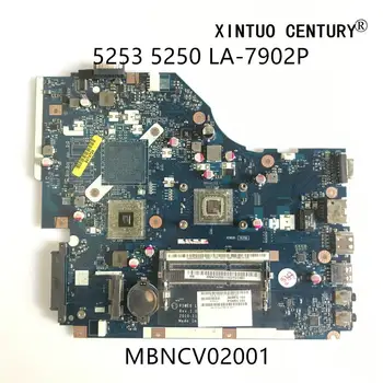 

MBNCV02001 For Acer Aspire 5253 5250 Laptop Motherboard MB.NCV02.001 P5WE6 LA-7092P W/ E350 CPU PC NoteBook 100% tested working