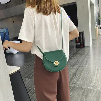 

Superior Sense Mini Baggage Girl 2019 New Korean Version Baitao Inclined Air Chain Single Shoulder Saddle Bag