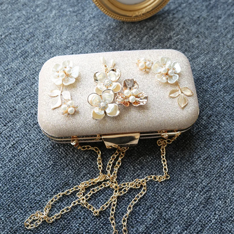 Pure color new women's bag pearl Handbag Hook open cover small square evening single shoulder oblique straddle | Багаж и сумки