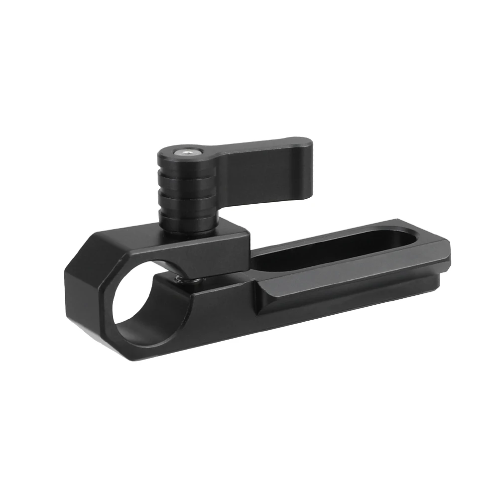 Kayulin одиночный 15 мм стержень зажим с NATO Rail черный Wingnut