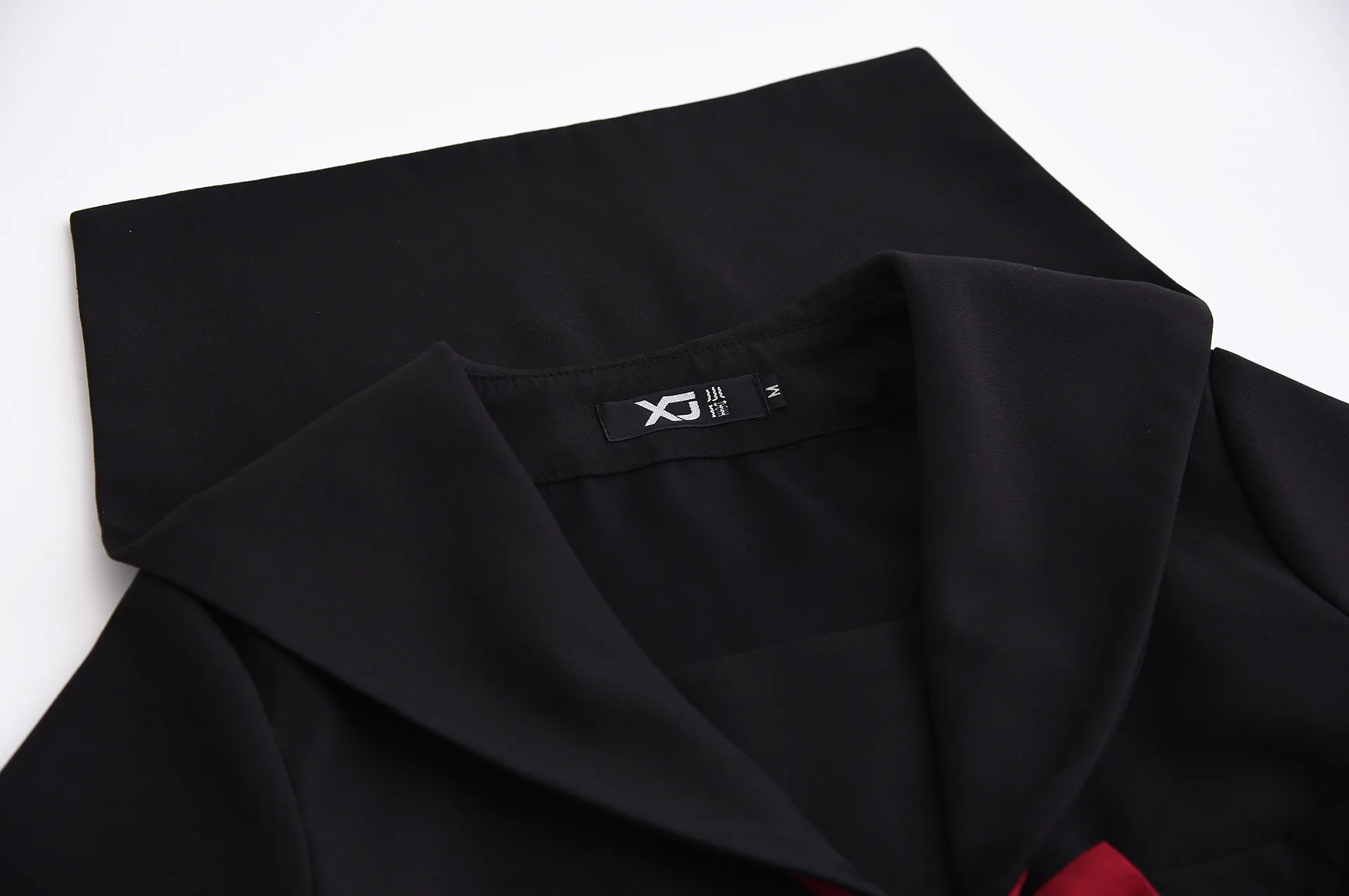 Черный японский JK Униформа ортодоксальный моряк Униформа студенческая школа Uniforme Длинные Топы с коротким рукавом плиссированная юбка комплект платье