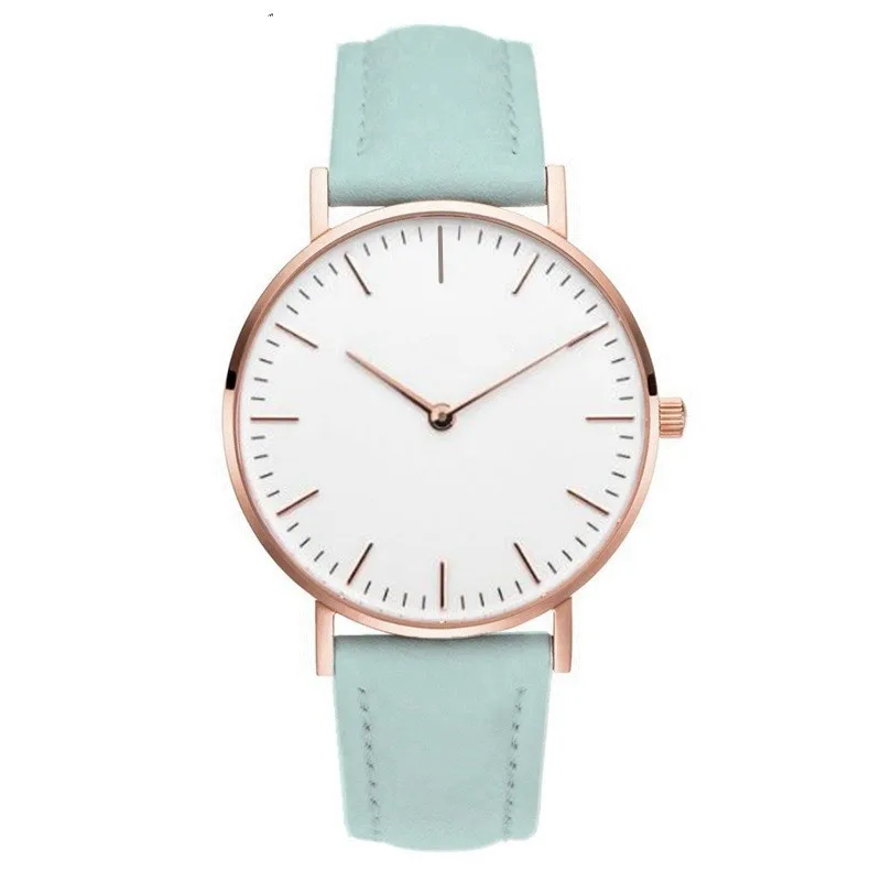 Women's Casual Quartz Watches With Frosted Dial Ladies Analog Wrist Watch Leather Band Dress Accessories reloj para dama | Наручные