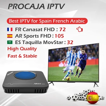 

M8S MAX Android Box Amlogic S912 Mecool 3G/32G Dual Wifi BT4.0 4K Smart TV Box France Arabic Subscription Spain IPTV