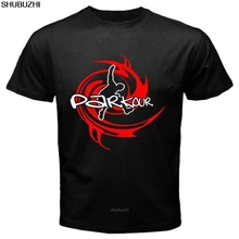 Летний модный короткий топ Новинка Parkour Jump High Free Runner Экстремальная Футболка мужская футболка с круглым вырезом sbz8255