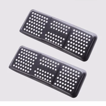 

Accessories Air Outlet Dust Replacement 1 Pair Black ABS For Tesla Model 3