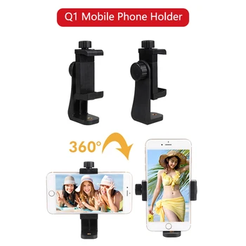 

Portable Phone Clip With 1/4 Screw Hole Adapter stand Tripod Car Holder Mount For IPhone Samsung Huawei For outdoor travel