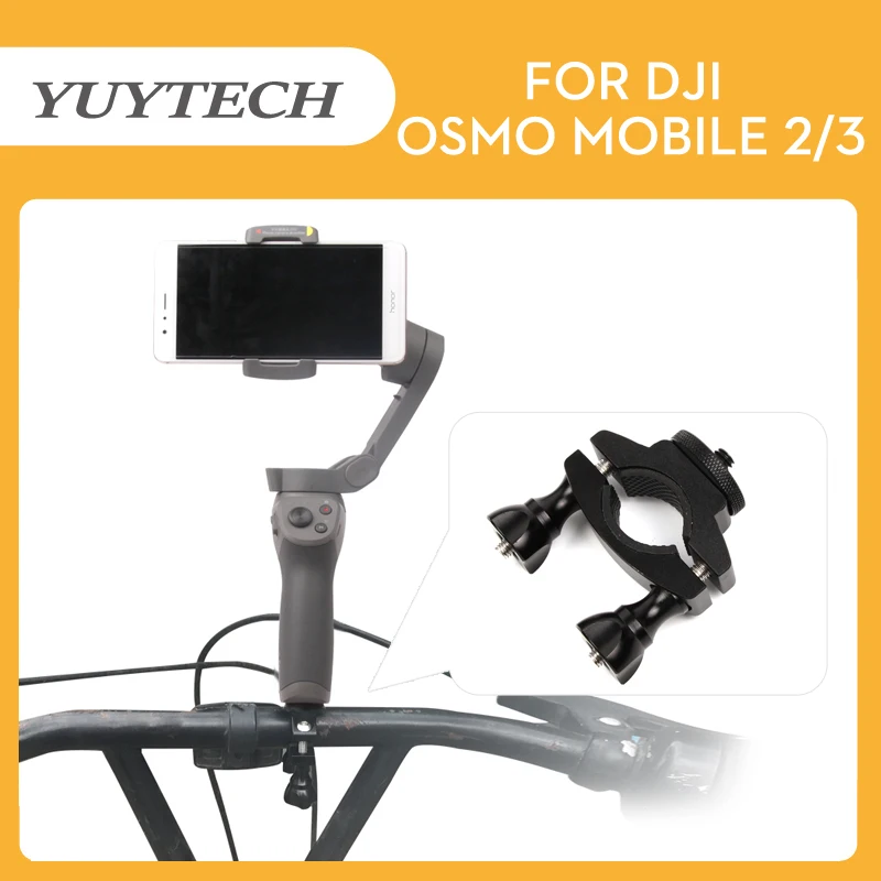 

DJI OSMO Mobile 3 Bicycle Motorbike Bracket Holder for OSMO mobile 2 3 Smooth 4 3 Vimble Handheld Camera Stabilizer Accessories