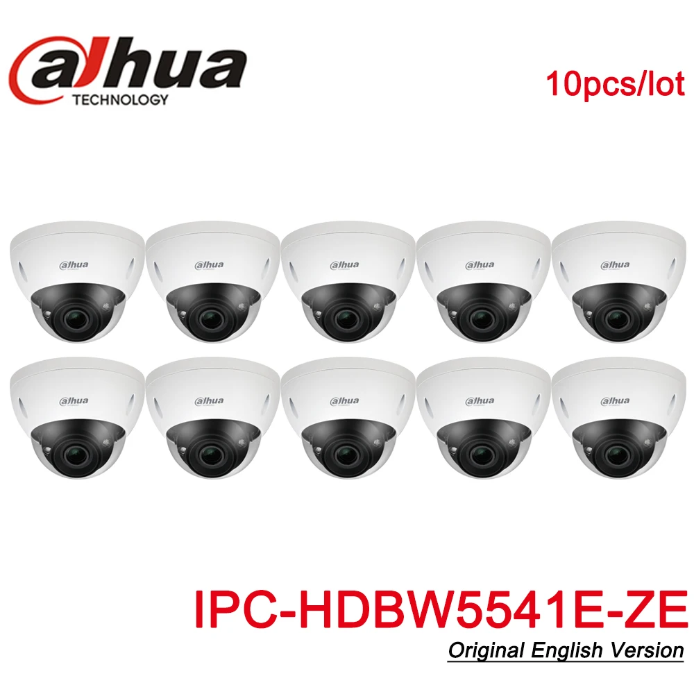 Предпродажа Dahua оригинальная IPC-HDBW5541E-ZE 5MP Pro AI IR Vari-focal 2,7-13,5 мм купольная сетевая камера IR40M IP67 IK10 10 10 шт./лот