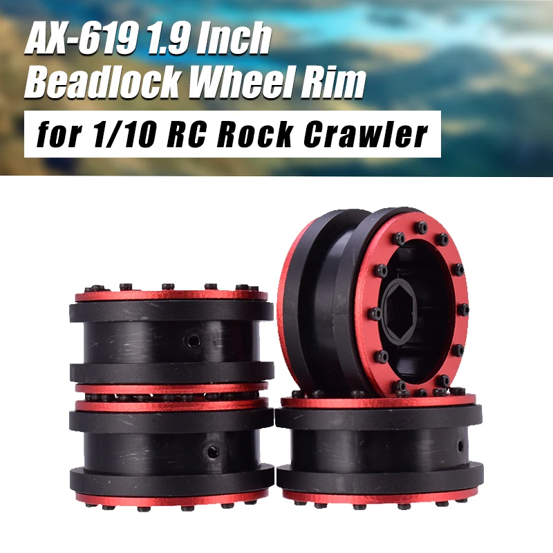 

Beadlock Hub Austarhobby 1.9inch For 1/10 Of Rock Crawler Axial Scx10 90046 D90 D110 Traxxas Trx-4 Wheel Aims 4pcs Ax-619