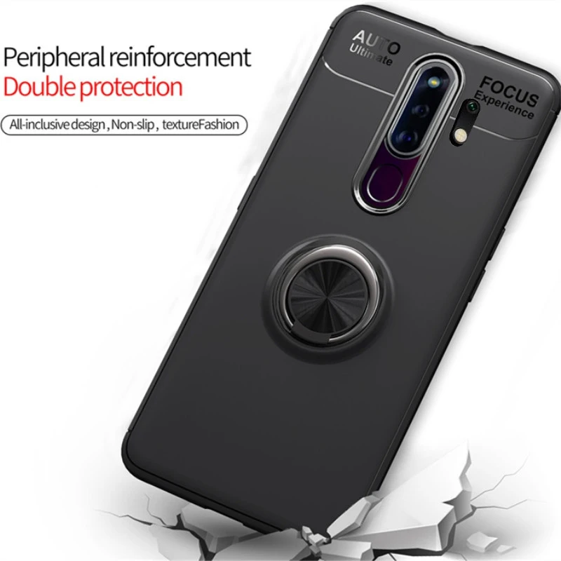 Для Xiaomi Redmi Note 8 Pro Чехол Redmi Note 8 с кольцом для пальцев магнетизм держатель для телефона задняя крышка для Redmi Note8 Pro Coque