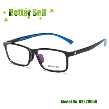 

Light BSX20058 TR Spectacle Can Equip Myopia Lens Girls Boys Student Glasses Square Optical Frame Fashion Comfortable Eyeglasses