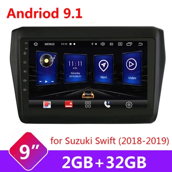 

2 din Car Radio Multimedia dvd Player 9" Android 9.1 GPS for Suzuki Swift 2017 2018 2019 Navigation Stereo Autoradio Video WiFi