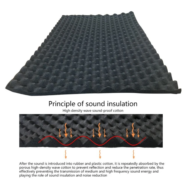 100x50cm tapis insonorisant de voiture insonorisation isolation acoustique