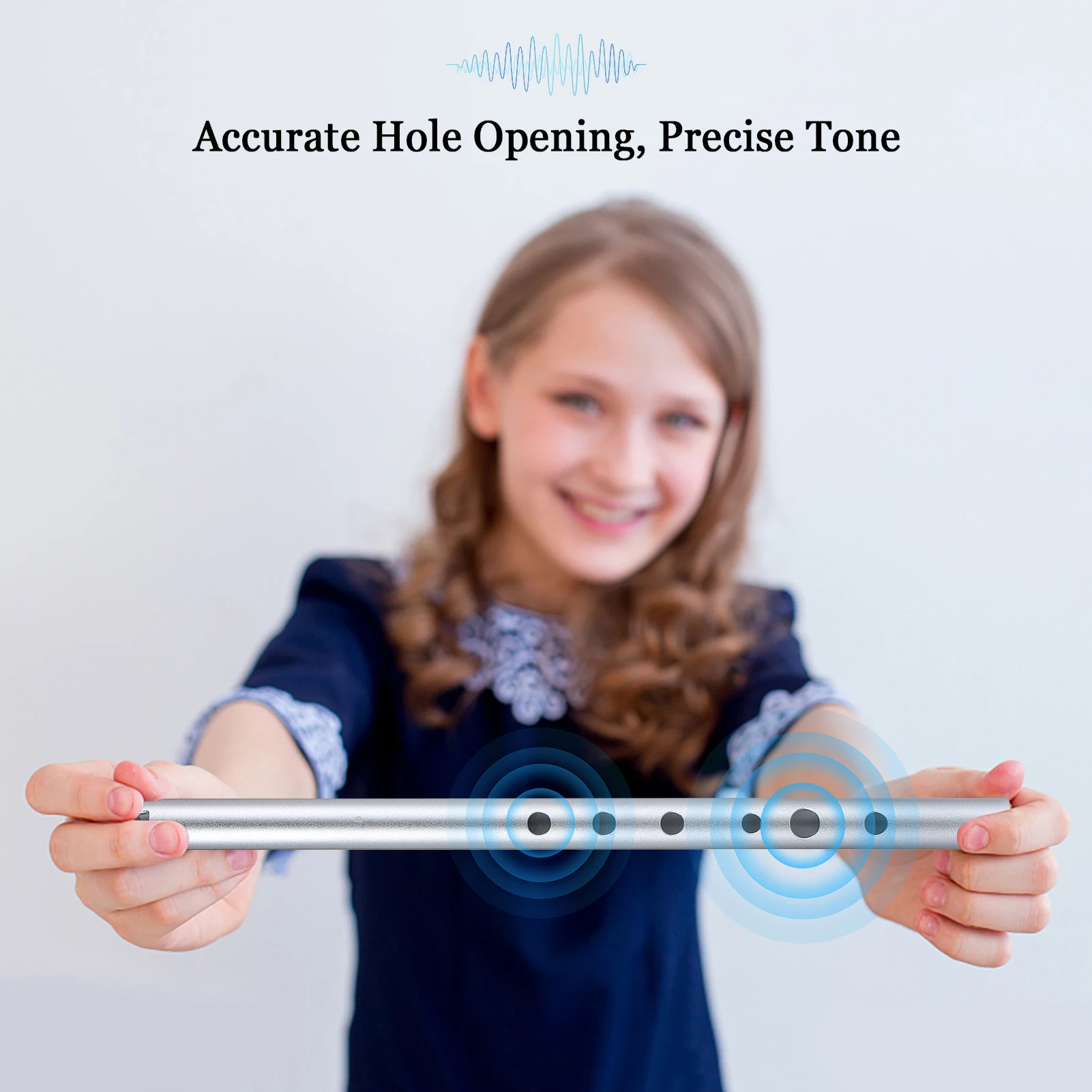 Irish Whistle Traditional Tin Penny Whistle 6 Holes Flute Wind Music Instrument for Beginners Intermediates & Experts