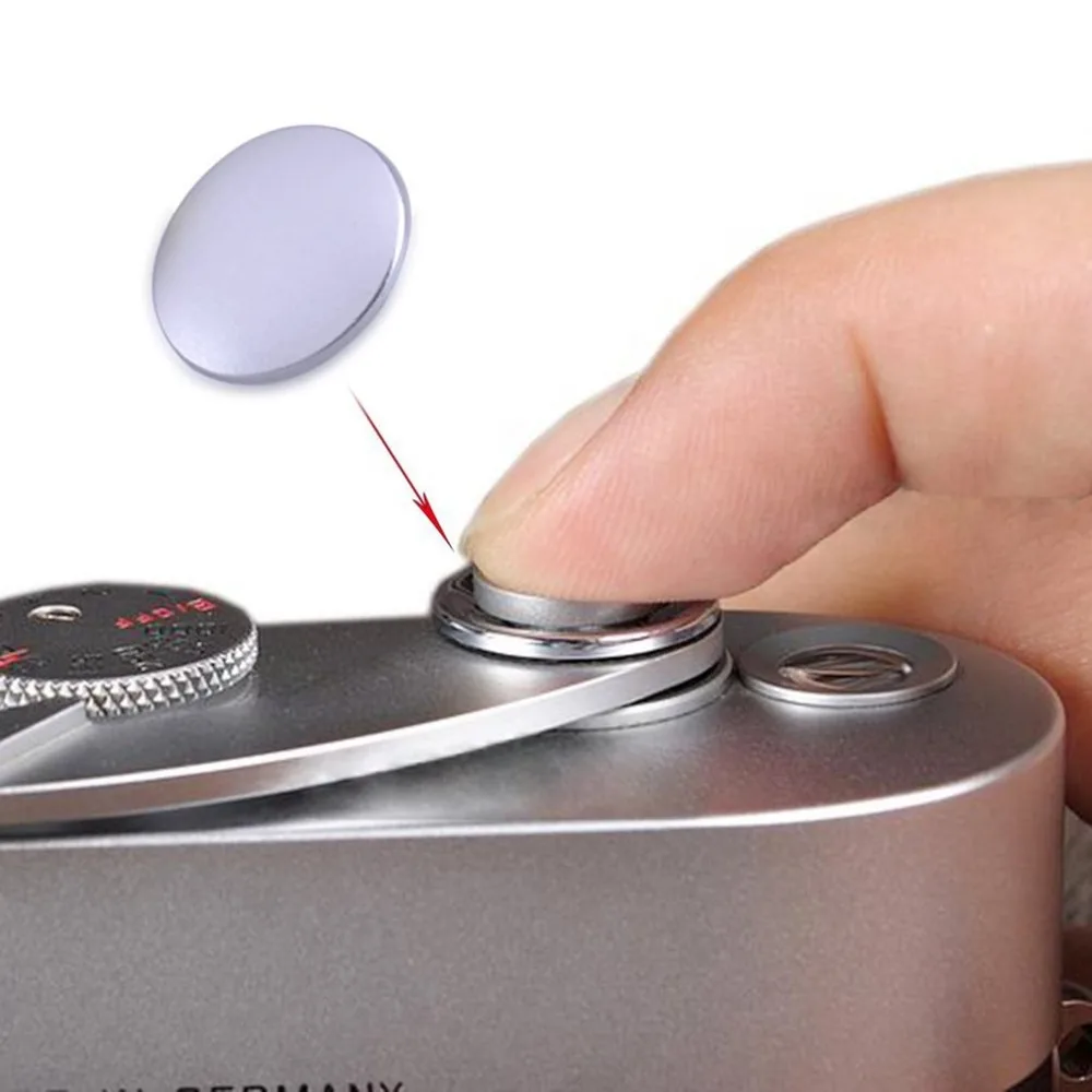 4 шт. 10 мм Диаметр вогнутый металлический мягкий спуск затвора Leica M дальномер камеры для Fuji X100 100S X20 X10 M3 M6 M7