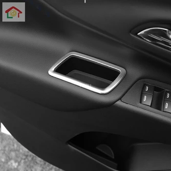 

Stainless Steel Auto Door Armrest Storage Box Grid Cover Trim Car Styling For Chevrolet Equinox 2017 2018 Accessories