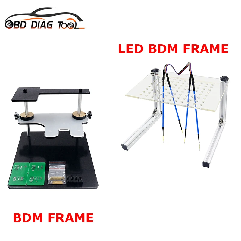 A Quality LED BDM FRAME With 4 Probe Pens ECU Chip Tuning Adapters For KTAG/KESS/Fgtech Frame Aluminium Stainless Steel | Автомобили и