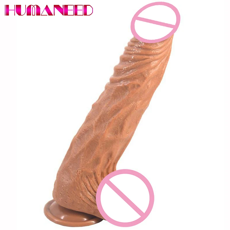 28.5*5.5cm Huge Long Dildo with Suction Cup Women