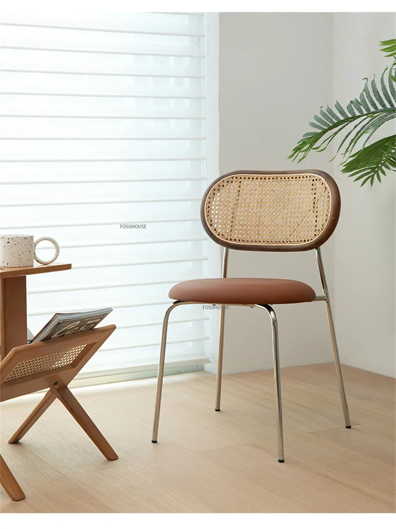 ラタン　籐　ダイニングチェアー　U1002  新品未使用品 今枝商店 ラタン 籐 ダイニングチェアー 座椅子 業務用 U1002