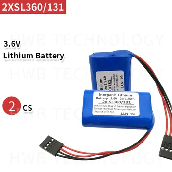 

2pack HOT NEW Schneider 3.6V 2x1.9ah 2xSL360/131 360/131 SL360 lithium battery SL360/131 batterise Tsx17 battery Take the plug