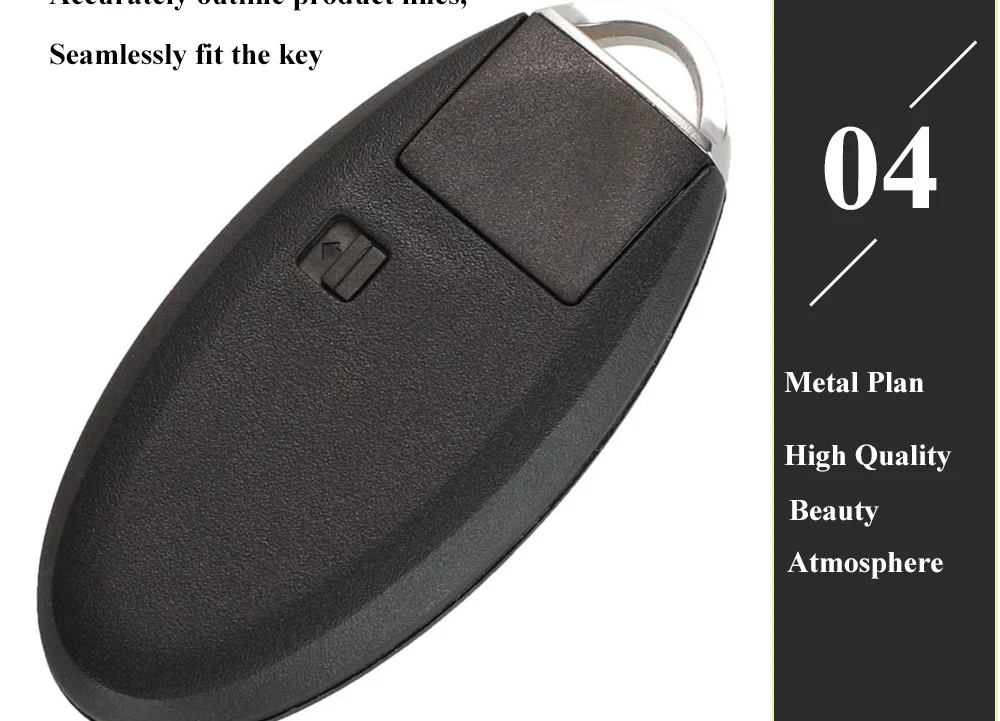 Keyforkess Smart Card 2 3 4 Tasto Chiave a Distanza Caso di Borsette per Nissan Sunny Altima Maxima Murano Versa Teana Sentra rogue - H0774f75a5caa4ce5b325a6560e467bc3E