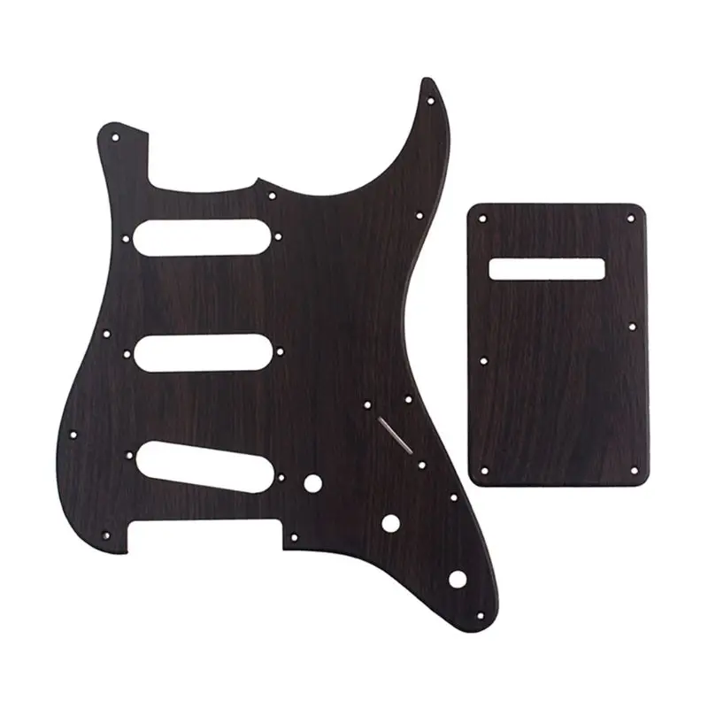 

Guitar Pickguard PVC Shield Scratch Plate with Back Cover Set