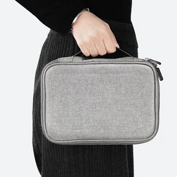 

NEW Multi-function Digital Data Line Earphone Hard Disk Portable Electronic Accessories Pack Travel Bag Protective Case 821