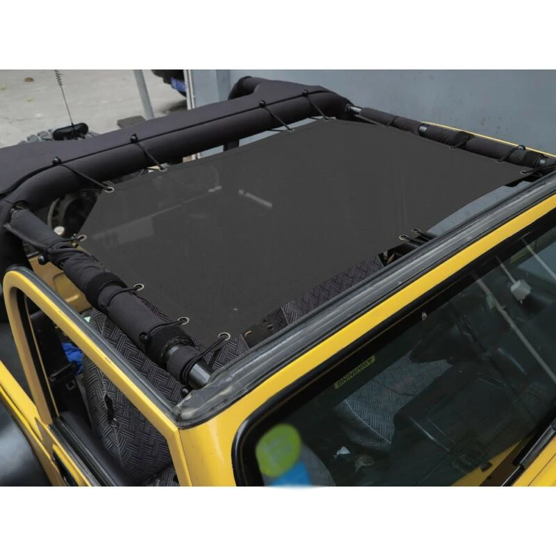 

For Jeep Wrangler TJ Front Durable Mesh Sunshade Bikini Top Cover Blocking UV