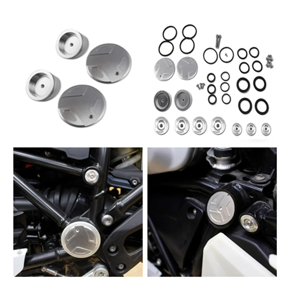 

Frame Hole Cover Caps Plug Decorative Frame Cap Set Motorcycle Accessories for 2013-2019 BMW R1200GS R1250GS 1200 1250 GSA 2018