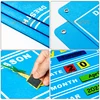 70Pcs/set My Daily Calendar Felt Board Day Month Season Schedule Time Plan Chart Early Education Good Habits for Children 3