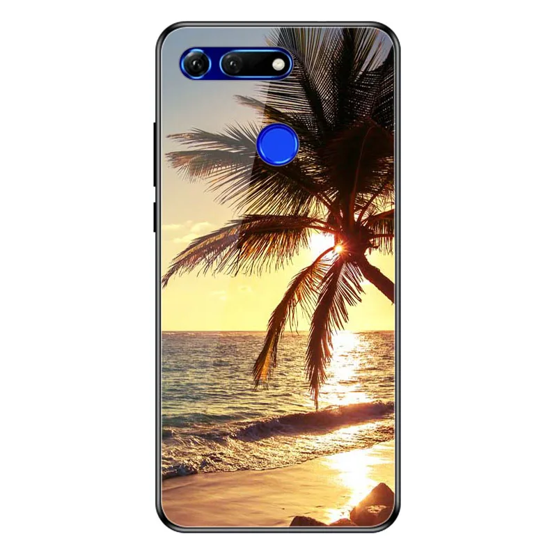 A014 Geruide для huawei honor v 20 чехол, закаленное стекло honor v 20 чехол cubierta para Для huawei honor v 20 v 20 чехол - Цвет: A014