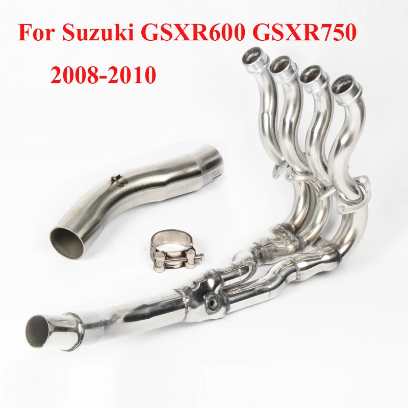GSXR 750 600 без шнуровки мотоцикл выхлопной Escape модифицированный соединитель соединительной трубы соединительное соединение для Suzuki GSXR600 GSXR750 2006 - Цвет: B