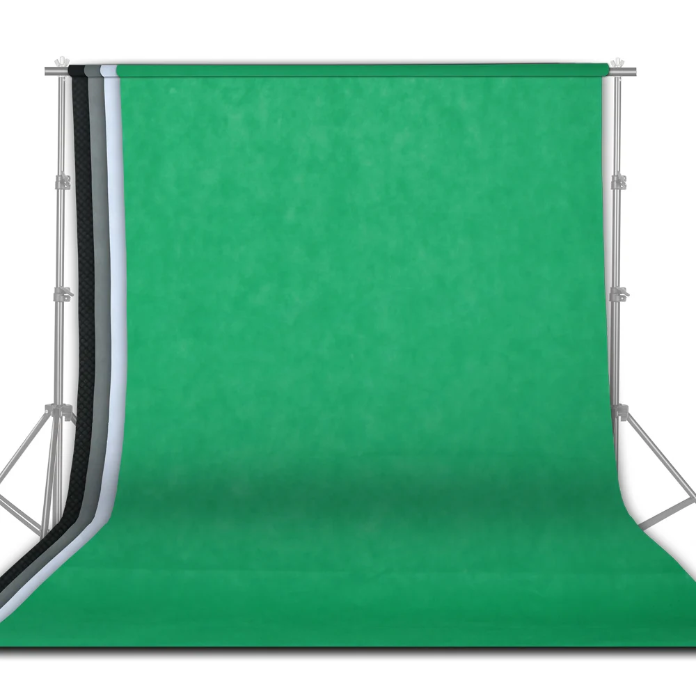 4Pcs 1.6x3M Photography Background Backdrops Cloth Green Screen