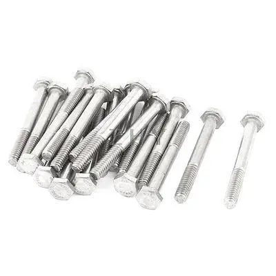 

20 x Stainless Steel Hex Cap Screw Bolt Partial Thread 1/4-20 x 2-1/4