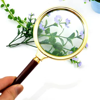 

1 PC 80mm Glass Handheld Reading Tool New Jewelry Tools Chic Loupe Magnifier 10X Magnifying Jewelry