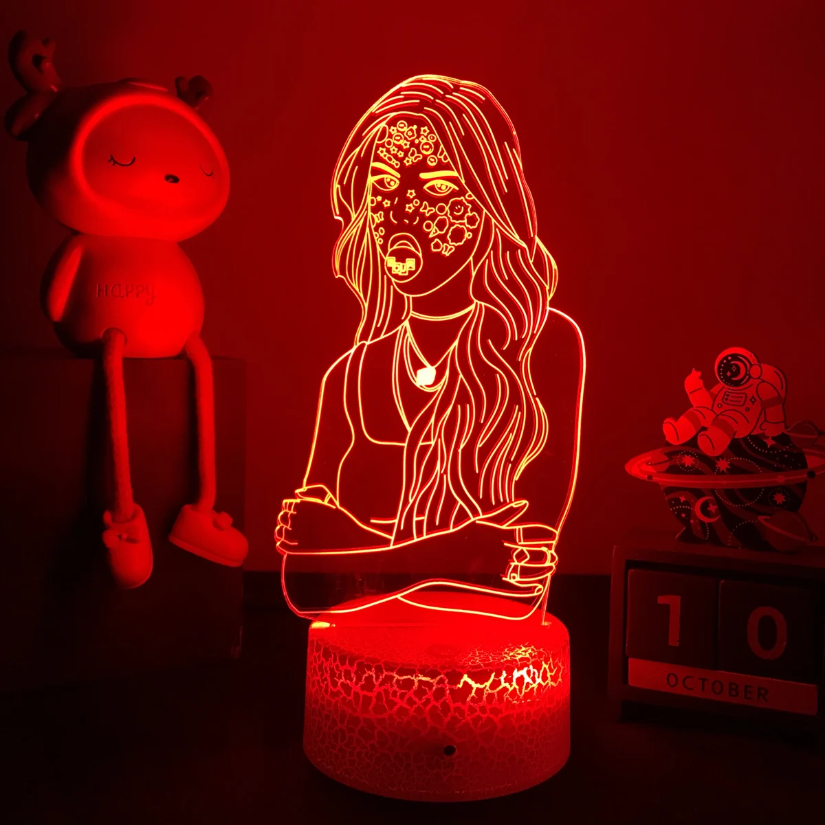 3d Night Light Singer Olivia Rodrigo Gift for Fans Bedroom Decor Table Lamp Celebrity Memorial Dropshiipng 3