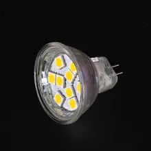 MR11 GU4 9SMD Светодиодный прожектор лампы осветительная арматура теплый белый/белый 12V