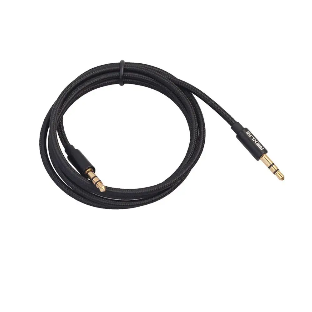 

Car Audio Cable 3.5Mm Speaker Line Aux Cable For Iphone 6 Samsung Galaxy S8 Car Headphone Xiaomi Redmi 4X Audio Jack