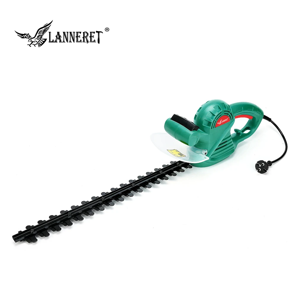 

LANNERET 500W Hedge Trimmer AC Electric 510mm Grass Cutter Machine with Two-hand safety Switch Garden Tool