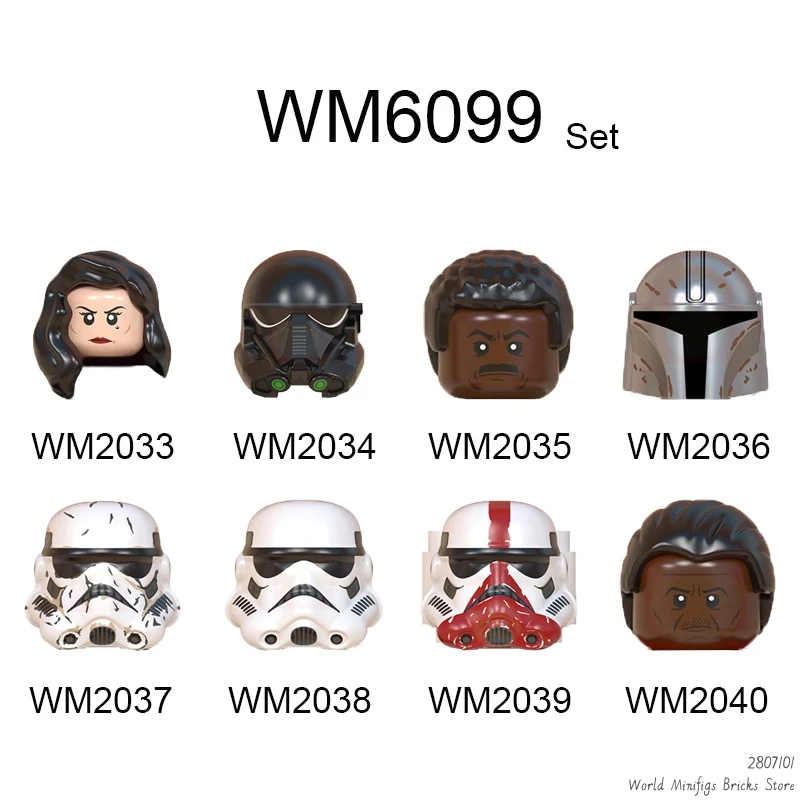 WM6099 Star W Серия кинозвезд игрушка фигурка Сделай Сам строительные блоки коллекция