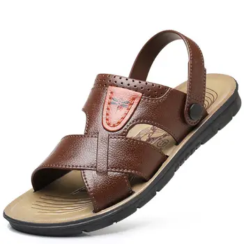 

Summer breathable men's sandals soft sole wearresistant sandals men's leisure beach slippers S2nlxPa