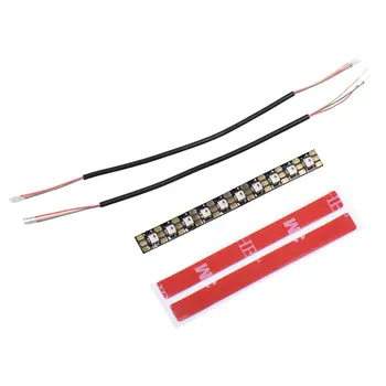 

2019 New WS2812 Flexible Light Bar LED Strip Light 10 High-brightness 2020 Lights Soft PCB Support F3 F4 F7 Flight Controller