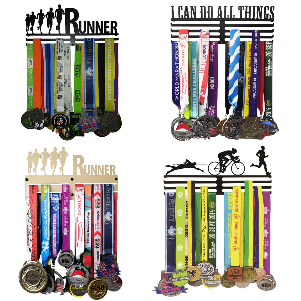 Koop Runner Triathlon Ik Kan Doen Alle Dingen Sport Medaille Rack Marathon Medaille Hanger