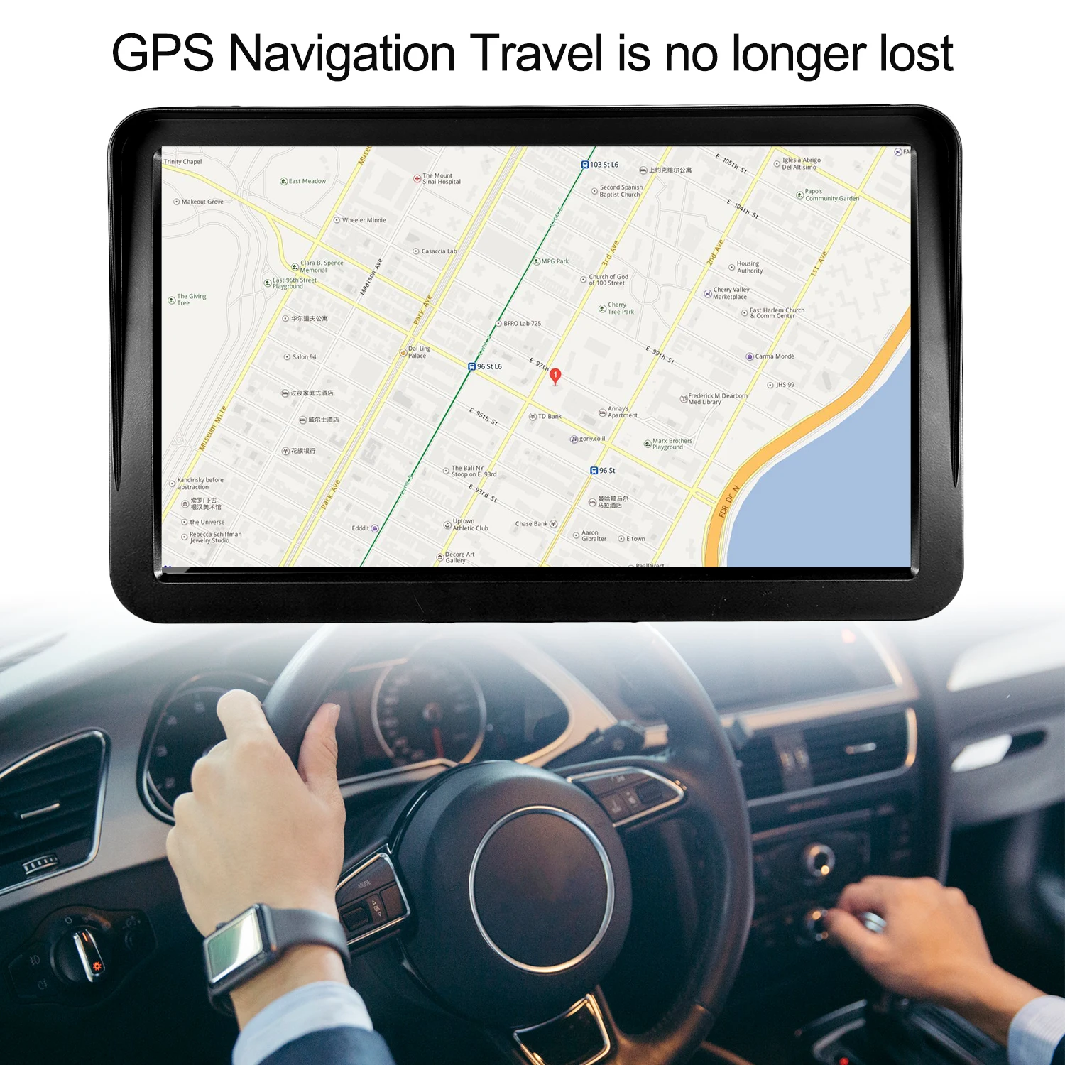 9 &quotHD сенсорный портативный GPS навигатор планшет навигация автомобильный