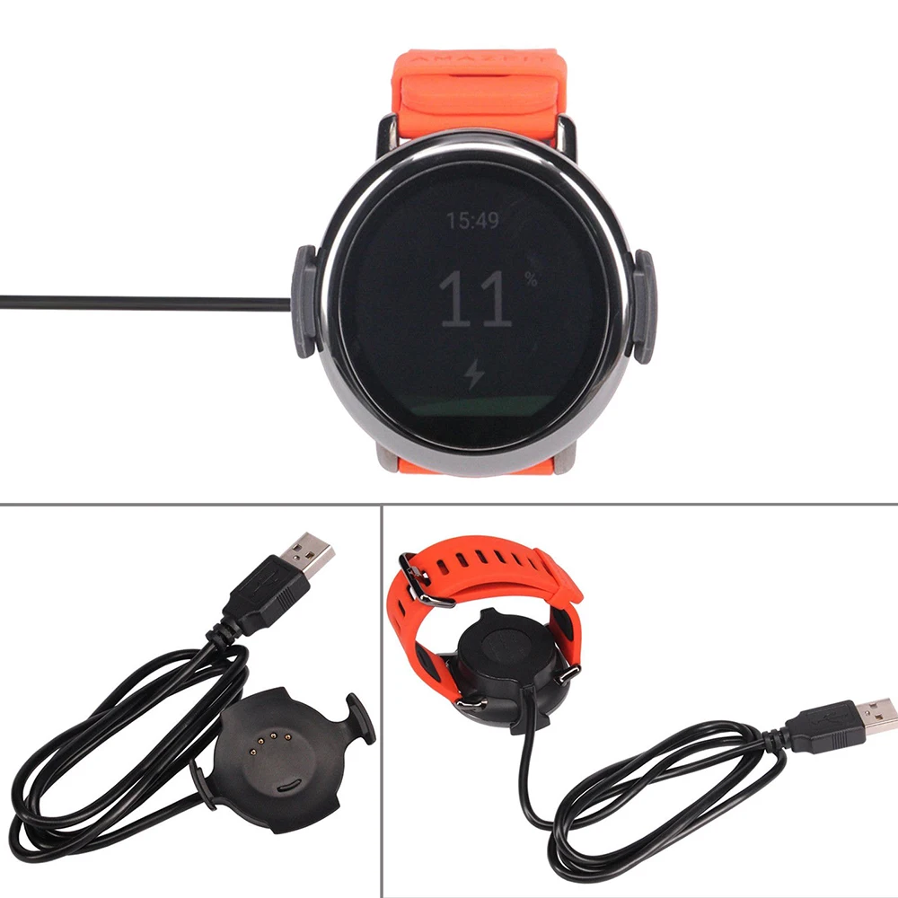Умные часы аксессуары 1 м USB быстрое зарядное устройство зарядная док-станция для Xiaomi Huami Amazfit Pace часы телефон аксессуары и запчасти