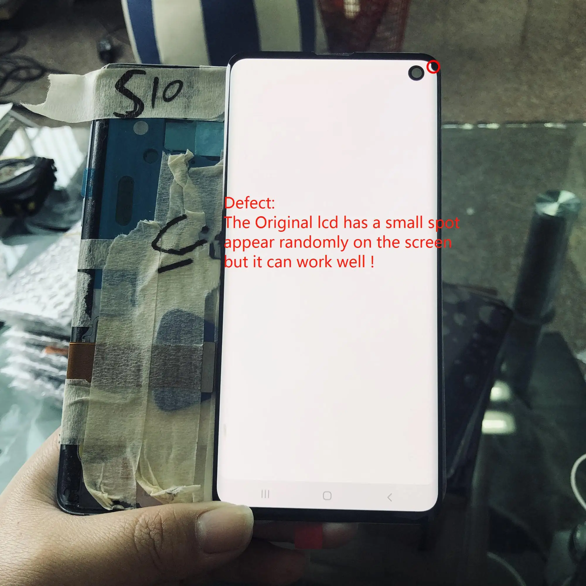 100% Original Super AMOLED LCD For Samsung S10 SM