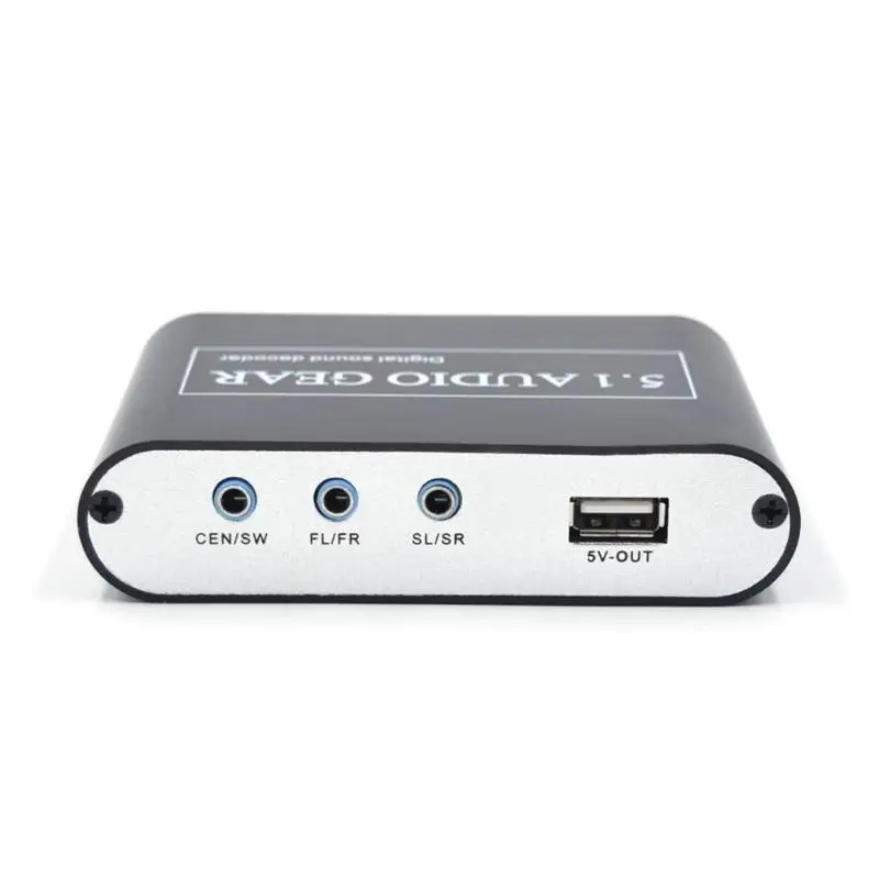  Digital Audio Decoder 5.1 Audio Digitale Audio Converter HD Player con USB
