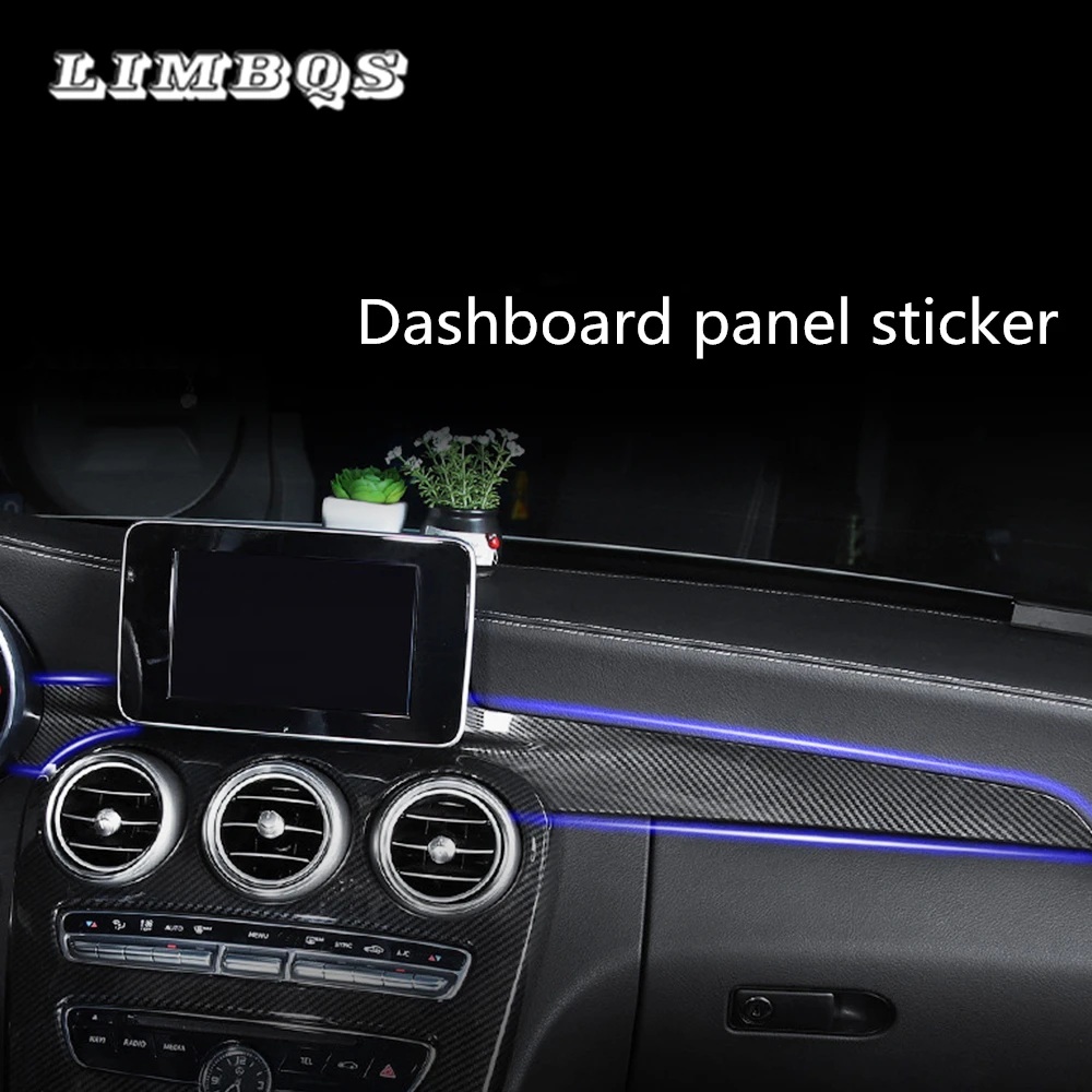 Co-pilot dashboard декоративная наклейка для Mercedes-Benz C class w205 GLC приборная панель рамка